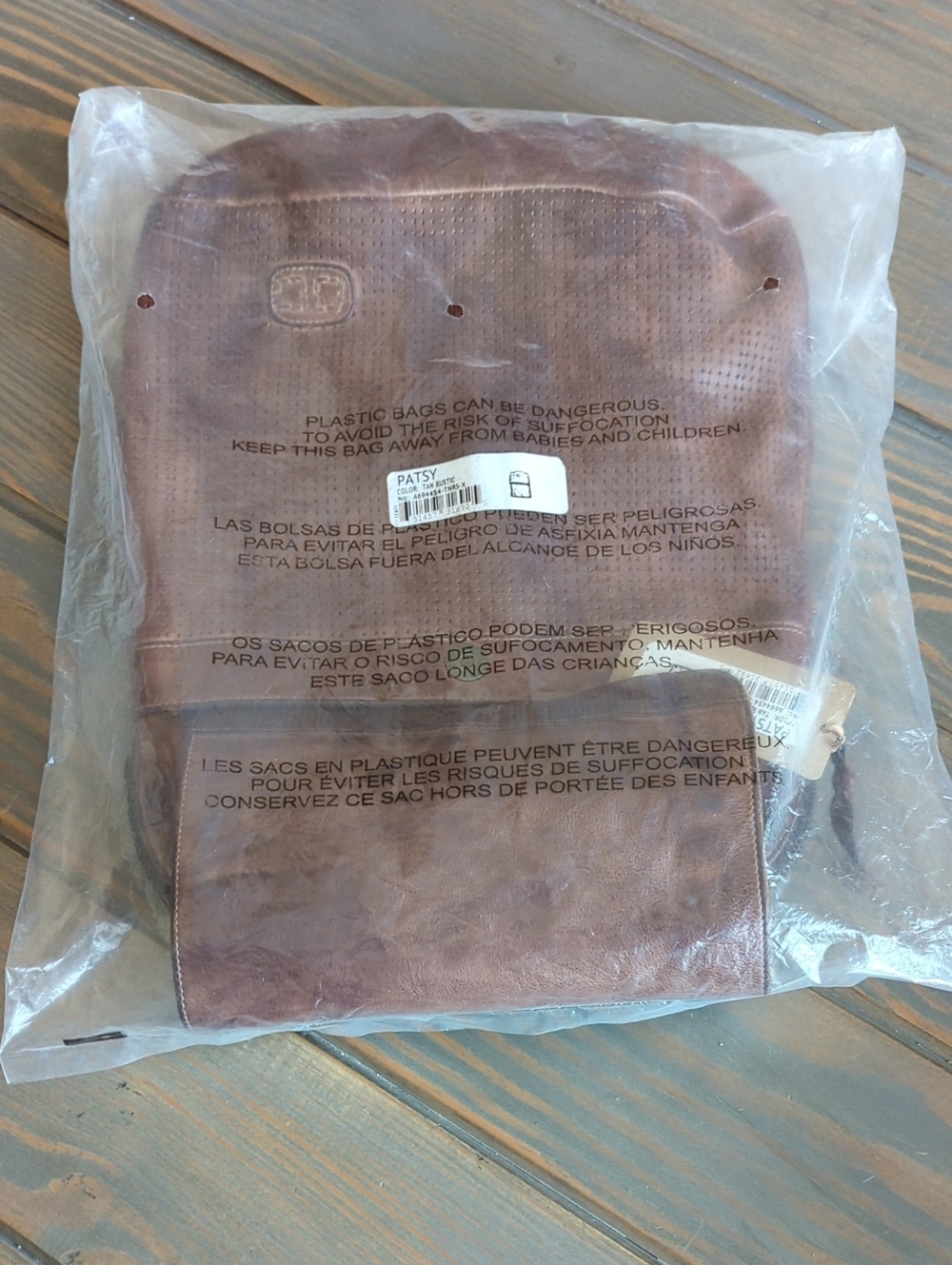 Bed|Stu “Patsy” Leather Backpack – Tan Rustic – Handcrafted & Gorgeous - Picture 13 of 13